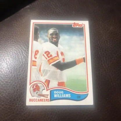 Doug Williams Tampa Bay Buccaneers Topps Football Card 1982 #508 Image