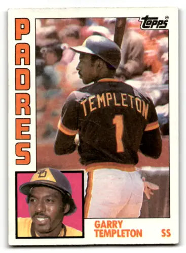 Garry Templeton 1984 Topps #615 baseball card with original gloss for Padres fans