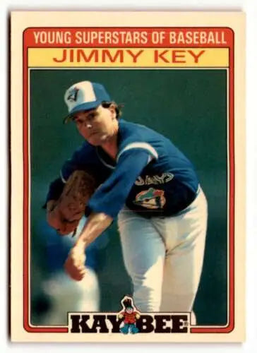 1986 Topps Kay-Bee Young Superstars Jimmy Key baseball card with original gloss