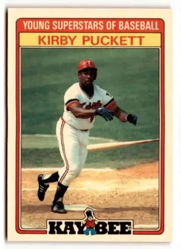 1986 Topps Kay-Bee Young Superstars of Baseball #25 Kirby Puckett original gloss card