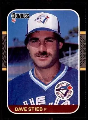 1987 Donruss Dave Stieb Toronto Blue Jays #195 baseball card for collectors