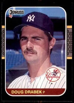 Doug Drabek baseball card from 1987 Donruss New York Yankees #251, text-align center