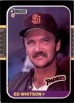 Ed Whitson baseball card from 1987 Donruss featuring San Diego Padres #360