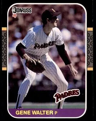 Gene Walter baseball card featuring San Diego Padres #511 from 1987 Donruss