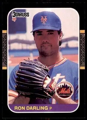 Ron Darling baseball card 1987 Donruss Ron Darling New York Mets #192 collectible item