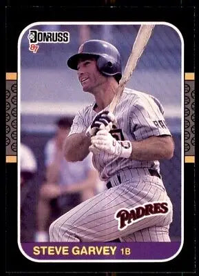 Steve Garvey baseball card from 1987 Donruss San Diego Padres #81 text-align center