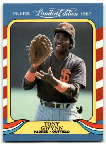 1987 Fleer Limited Edition #19 Tony Gwynn EX/NM Padres original gloss baseball card