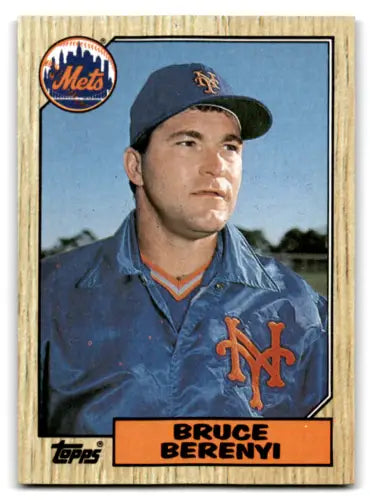 1987 Topps #582 Bruce Berenyi baseball card in excellent condition featuring original gloss