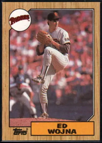 1987 Topps #88 Ed Wojna NM-MT Padres baseball card with original gloss, cards typically sell