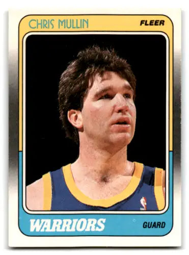 1988-89 Fleer #48 Chris Mullin basketball card in near mint condition with original gloss