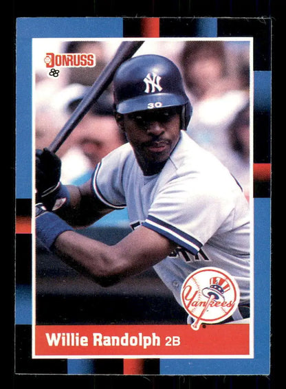 1988 Donruss #228 Willie Randolph baseball card for New York Yankees trading cards