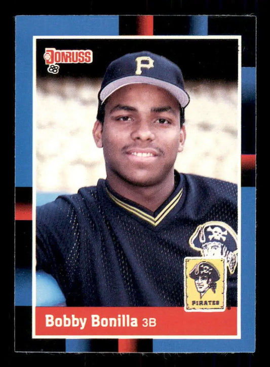 1988 Donruss #238 Bobby Bonilla baseball card featuring Pittsburgh Pirates player in uniform