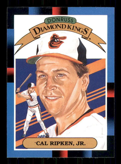 Cal Ripken Jr. DK EX Baltimore Orioles Baseball Card in white uniform