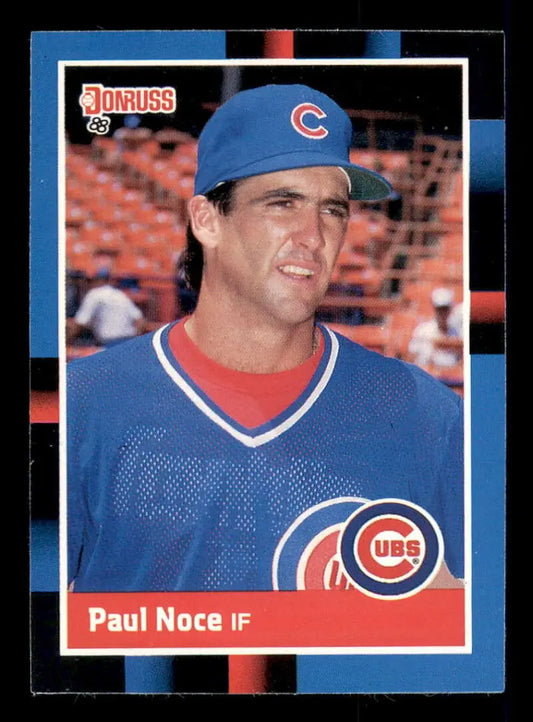 1988 Donruss #315 Paul Noce Rookie Chicago Cubs Baseball Card for trading cards collectors