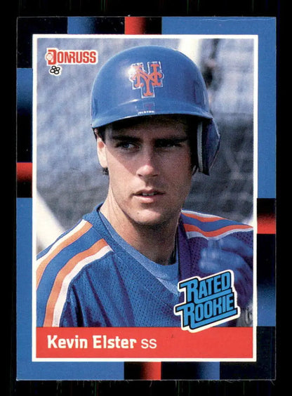 1988 Donruss #37 Kevin Elster New York Mets Baseball Card for trading card collectors