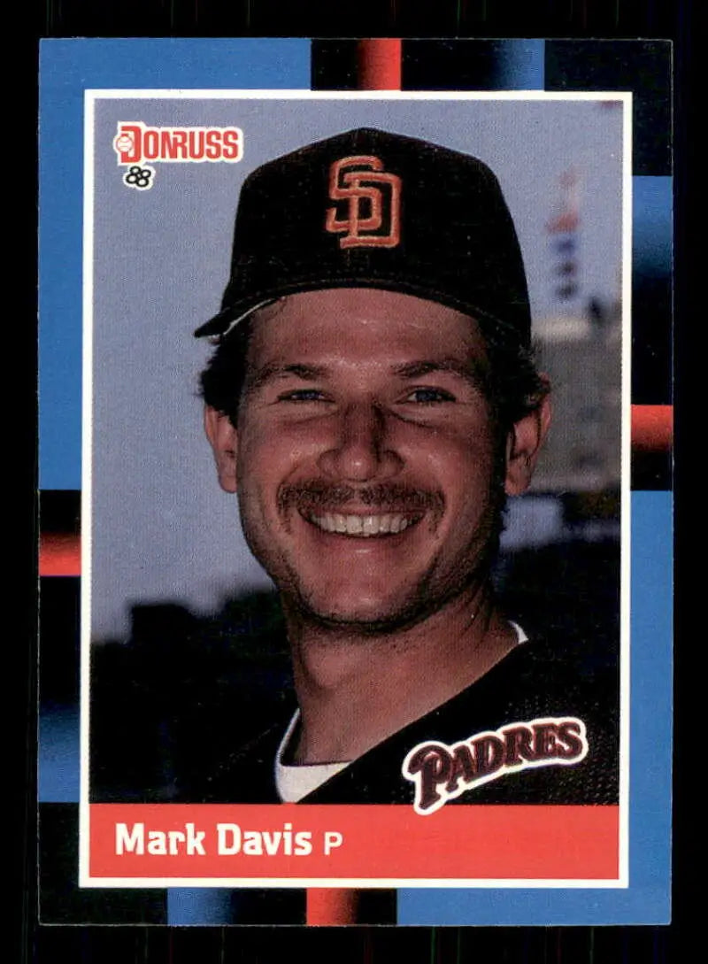 1988 Donruss #64 Mark Davis San Diego Padres baseball card for trading card collectors