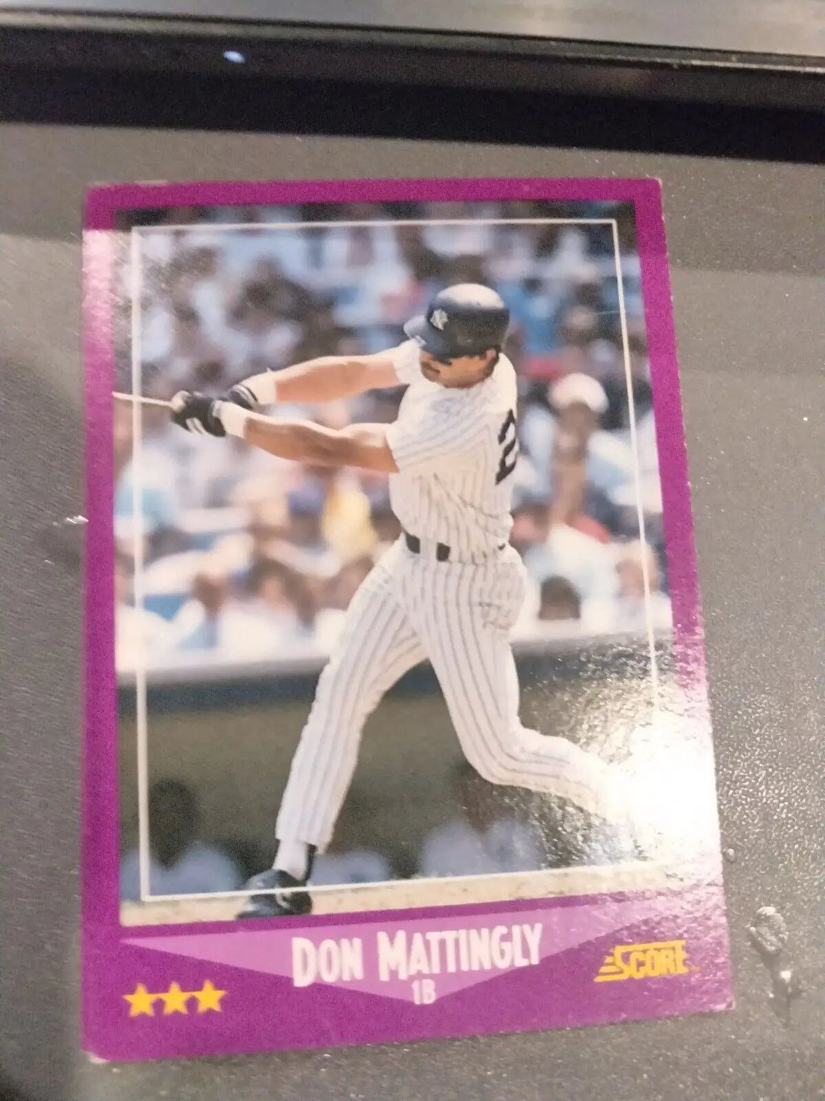 1988 Score #1 Don Mattingly New York Yankees Baseball Card for collectors and fans