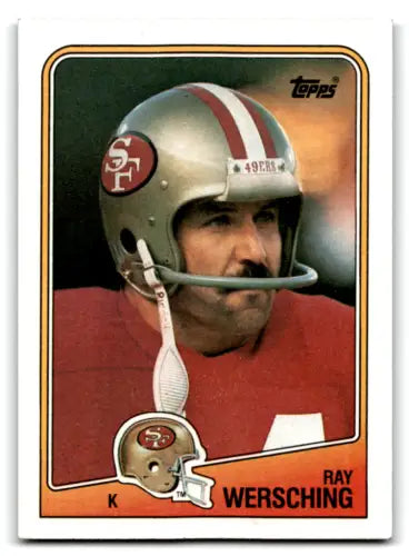 Ray Wersching football card 1988 Topps #46 NM original gloss Mint 49ers collectible