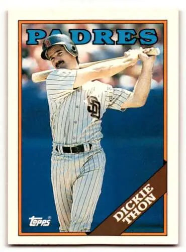 1988 Topps Traded #121T Dickie Thon San Diego Padres original gloss baseball card