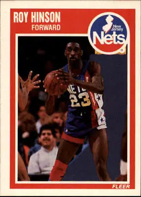 Roy Hinson 1989-90 Fleer #97 New Jersey Nets NBA Basketball Card NM