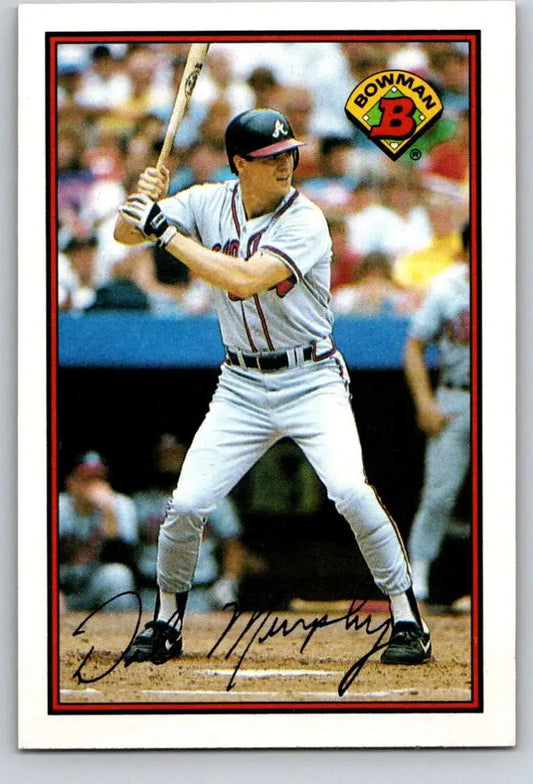 Baseball player in Detroit Tigers uniform at bat for Dale Murphy Atlanta Braves card