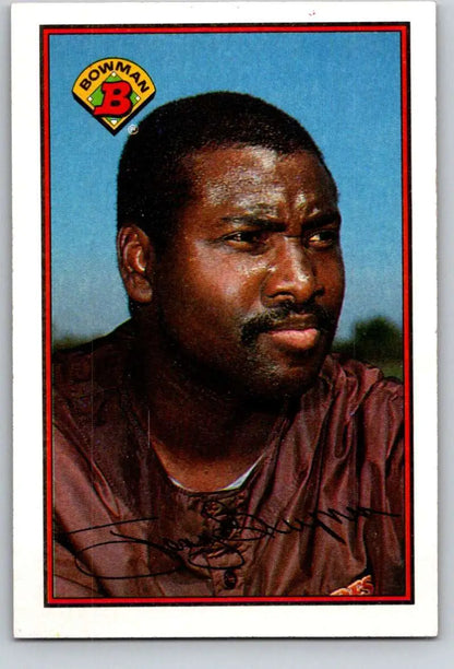 1989 Bowman #461 Tony Gwynn Baseball Card featuring San Diego Padres player in burgundy shirt