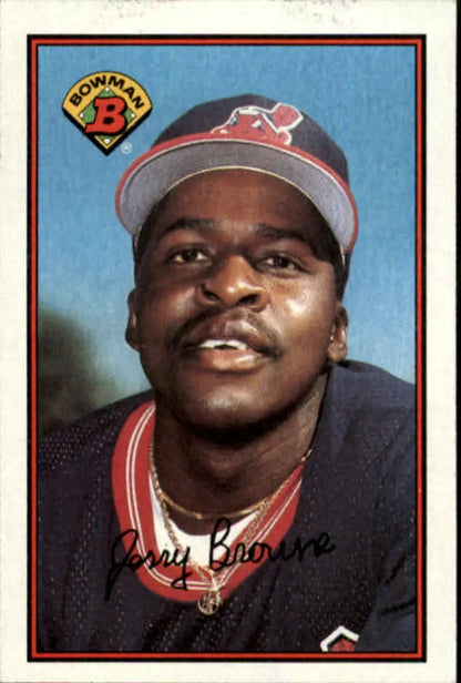 Vintage 1989 Bowman Jerry Browne Baseball Card of Cleveland Indians Player