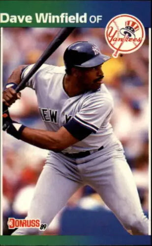 Dave Winfield baseball card, original gloss, 1989 Donruss #159, Yankees collectible