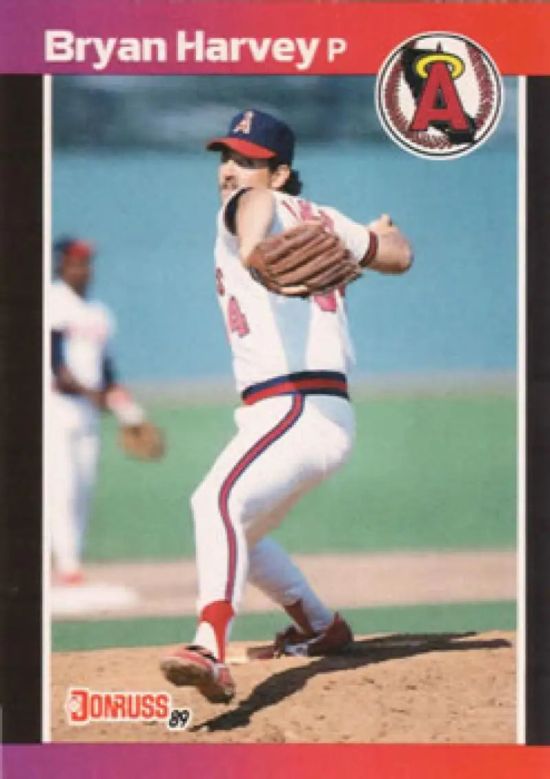 1989 Donruss #525 Bryan Harvey DP NM-MT RC California Angels Pitcher Baseball Card