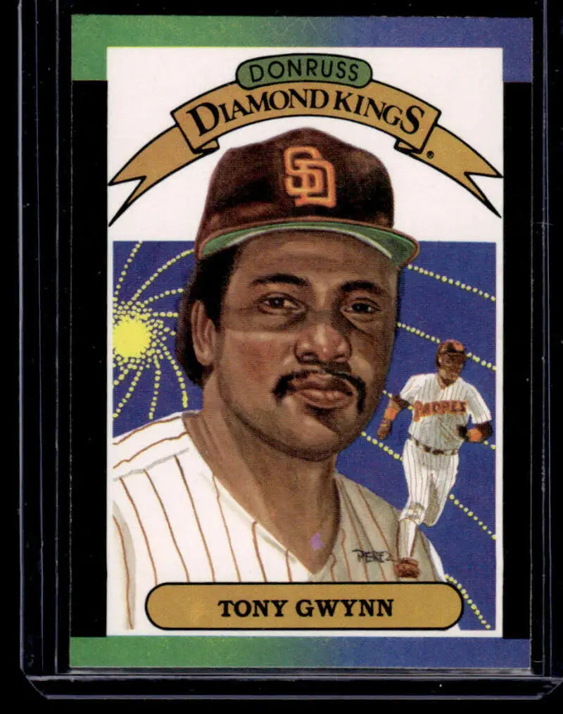 1989 Donruss #6 Tony Gwynn San Diego Padres Baseball Card from Diamond Kings series