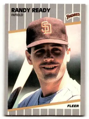 Randy Ready San Diego Padres baseball card with original gloss and NM-MT condition