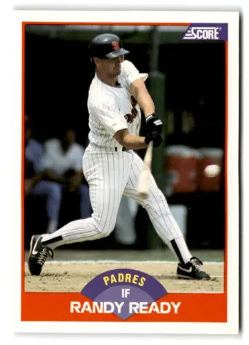 Randy Ready baseball card 1989 Score #426 with original gloss, Padres collectible