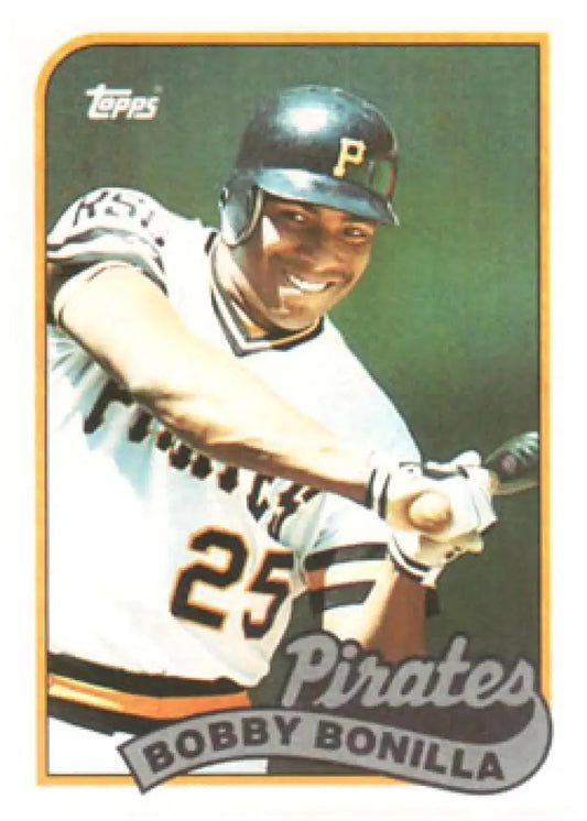 Vintage 1989 Topps #440 Bobby Bonilla Baseball Card for Pittsburgh Pirates collectors