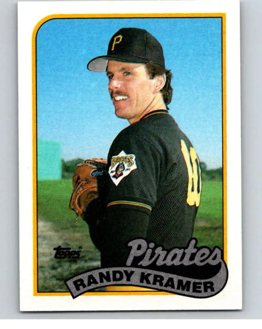 1989 Topps #522 Randy Kramer rookie baseball card for Pittsburgh Pirates collectors