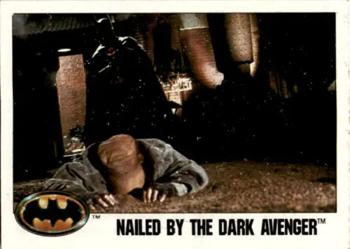 Topps Batman trading card featuring the Dark Avener in original gloss condition