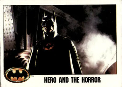 1989 Topps Batman #33 Hero and the Horror trading card with original gloss detailing