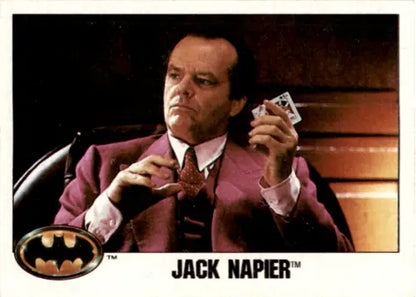 1989 Topps Batman #5 Jack Napier trading card in original gloss condition near mint