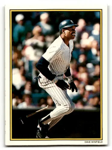 Dave Winfield baseball card from 1989 Topps Glossy Send-Ins in near mint condition