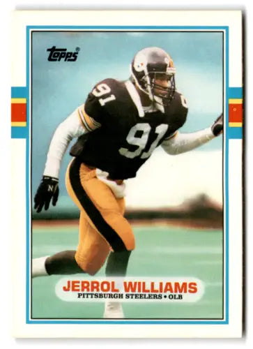 1989 Topps Traded 22T Jerrol Williams Mint RC Rookie card with original gloss design