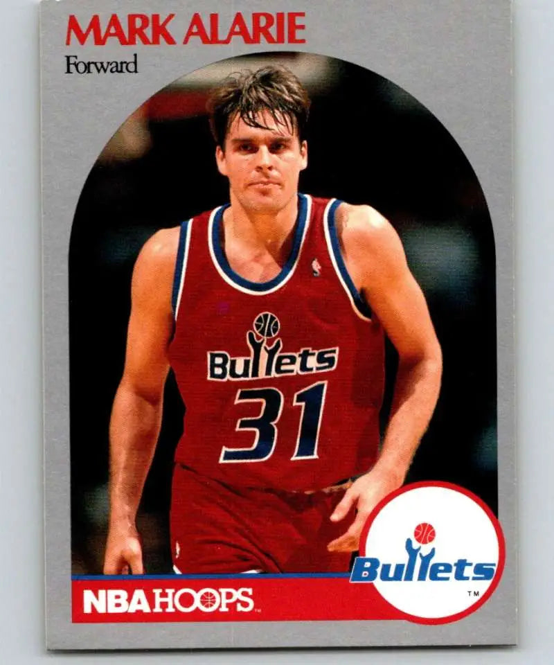 Basketball trading card of Mark Alarie in Washington Bullets jersey number 31