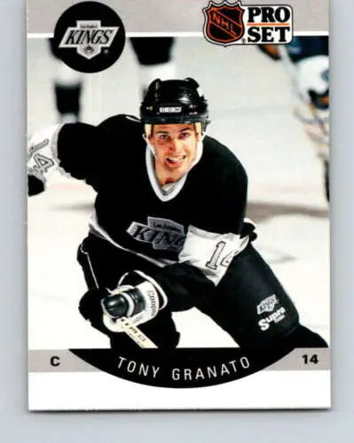 Hockey trading card 1990-91 Pro Set Tony Granato NM-MT Kings original gloss quality