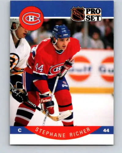 1990-91 Pro Set #156 Stephane Richer NM-MT Canadiens original gloss hockey card