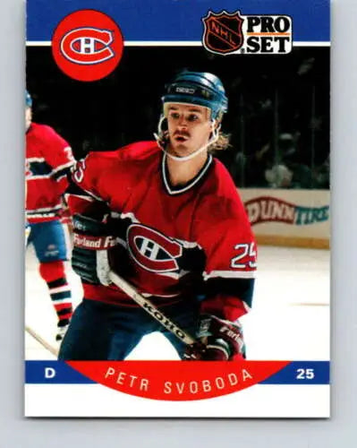 Petr Svoboda hockey card 1990-91 Pro Set NM-MT Canadiens original gloss collectible