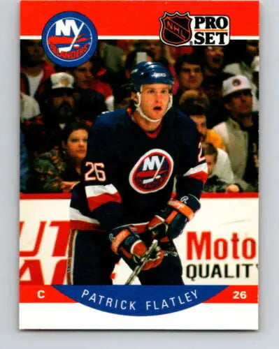 1990-91 Pro Set #182 Pat Flatley NM-MT NY Islanders original gloss hockey card