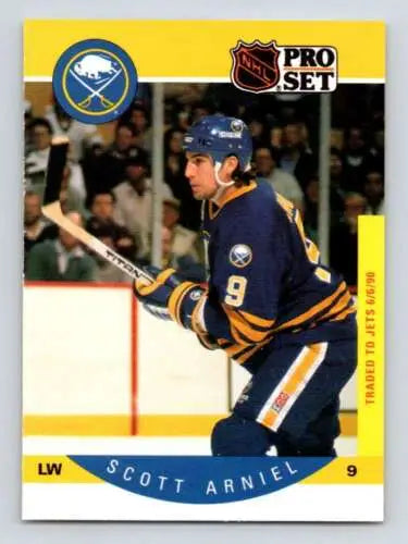 Scott Arniel hockey card from 1990-91 Pro Set with original gloss available for sale