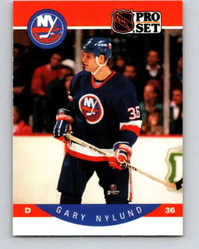 1990-91 Pro Set #190 Gary Nylund NM-MT NY Islanders original gloss hockey card