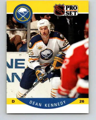 Dean Kennedy hockey card from 1990-91 Pro Set featuring original gloss and NM-MT condition