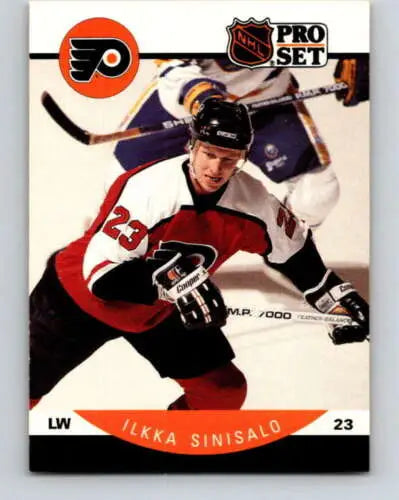 1990-91 Pro Set #223 Ilkka Sinisalo NM hockey card with original gloss for collectors