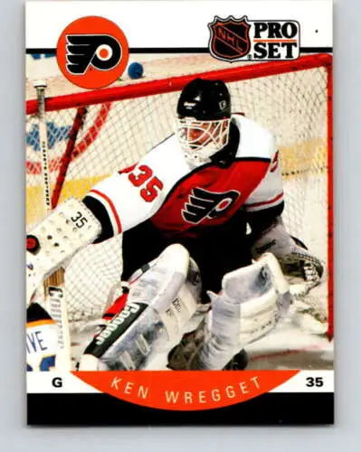 Hockey trading card 1990-91 Pro Set #226 Ken Wregget NM original gloss for collectors