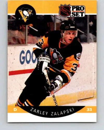 1990-91 Pro Set #242 Zarley Zalapski hockey card in original gloss condition